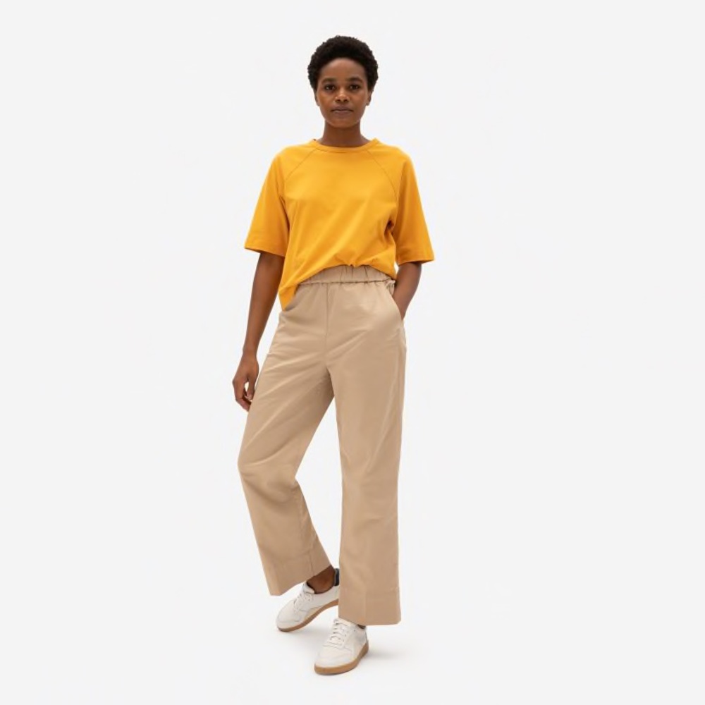 NWOT Everlane Easy Pants Warm Khaki 8